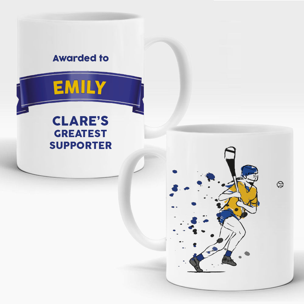 Camogie Greatest Supporter Mug - Clare