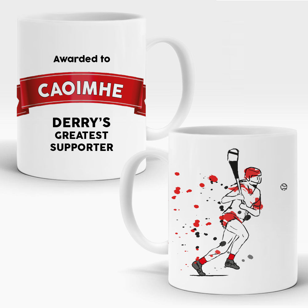 Camogie Greatest Supporter Mug - Derry