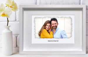 Large Photo Frame With Your Message